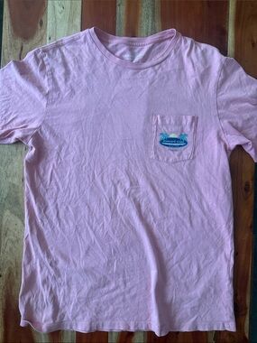 Vineyard Vines Light Pink Short-Sleeve Pocket Tee